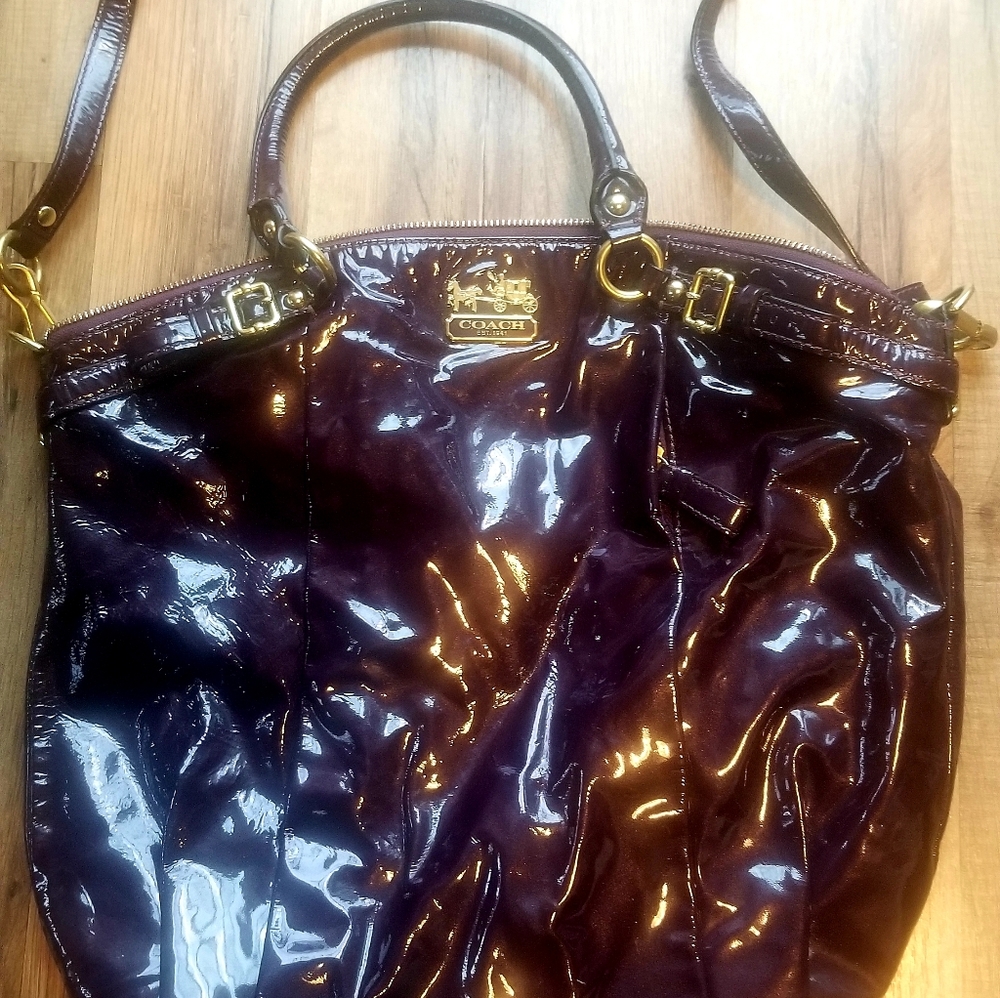 Coach Madison purple bag